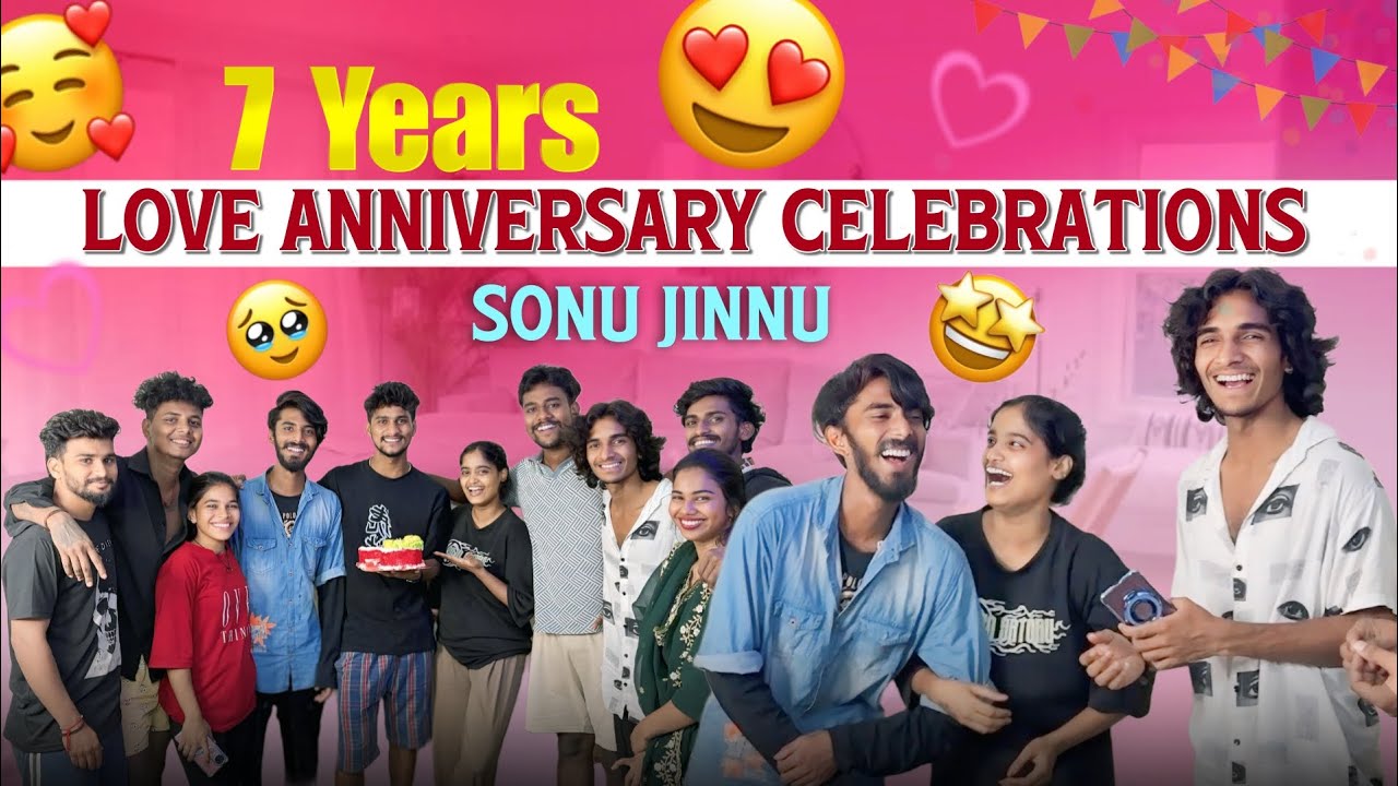 7 Years Love anniversary celebrations Sonu jinnu ||@Shree_Prabha_Official @ROWDYRAVI_18 ||