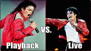 Michael Jackson - Playback Performances vs. Live Performances