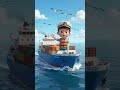 ​C is for Car, Canoe, and Cargo ship #abc#short#learnabc