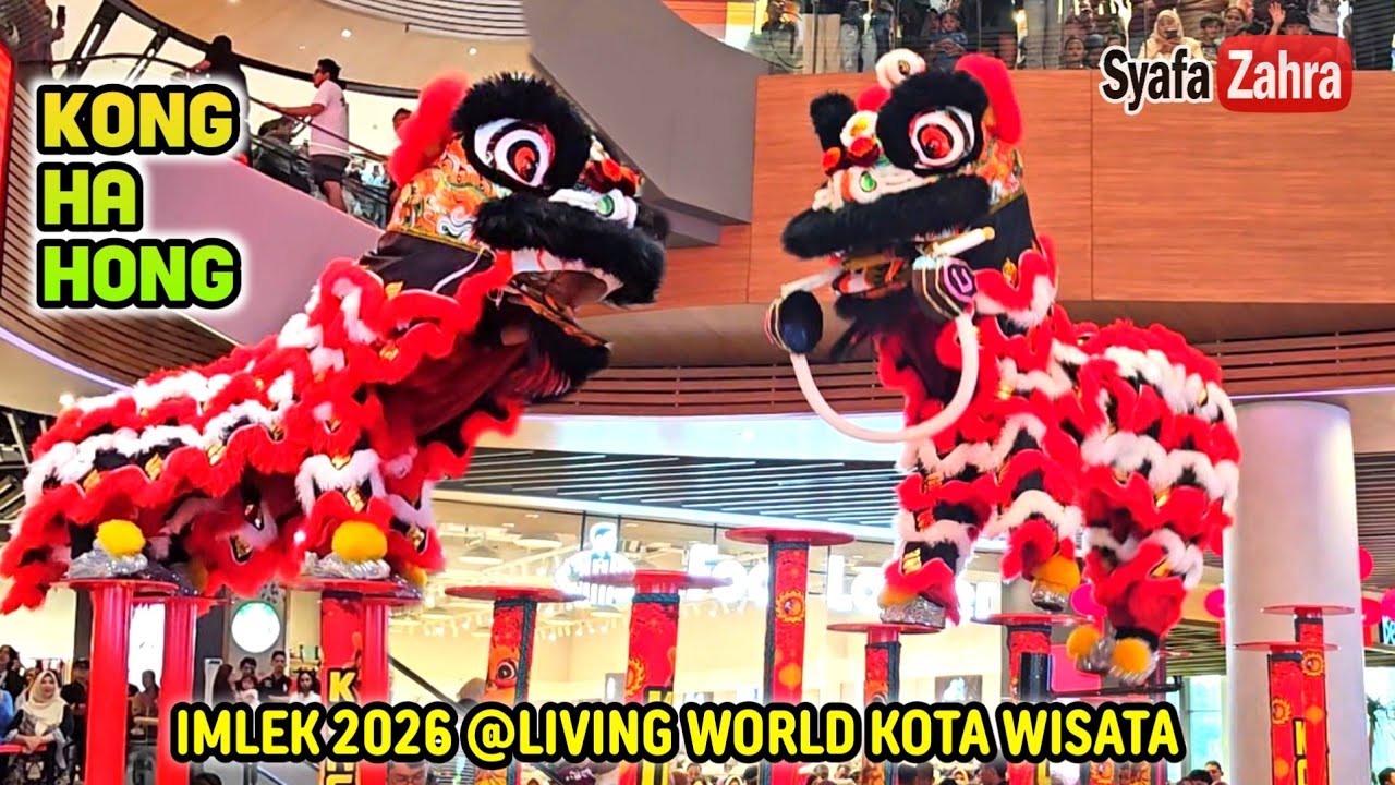 Китайский Новый год (CNY) 2026, шоу танца льва KONG HA HONG @ Living World, Kota Wisata