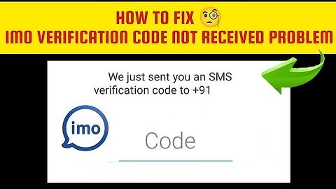 How To Fix "Imo Verification Code Not Received" Problem|| Tech Issues Solutions