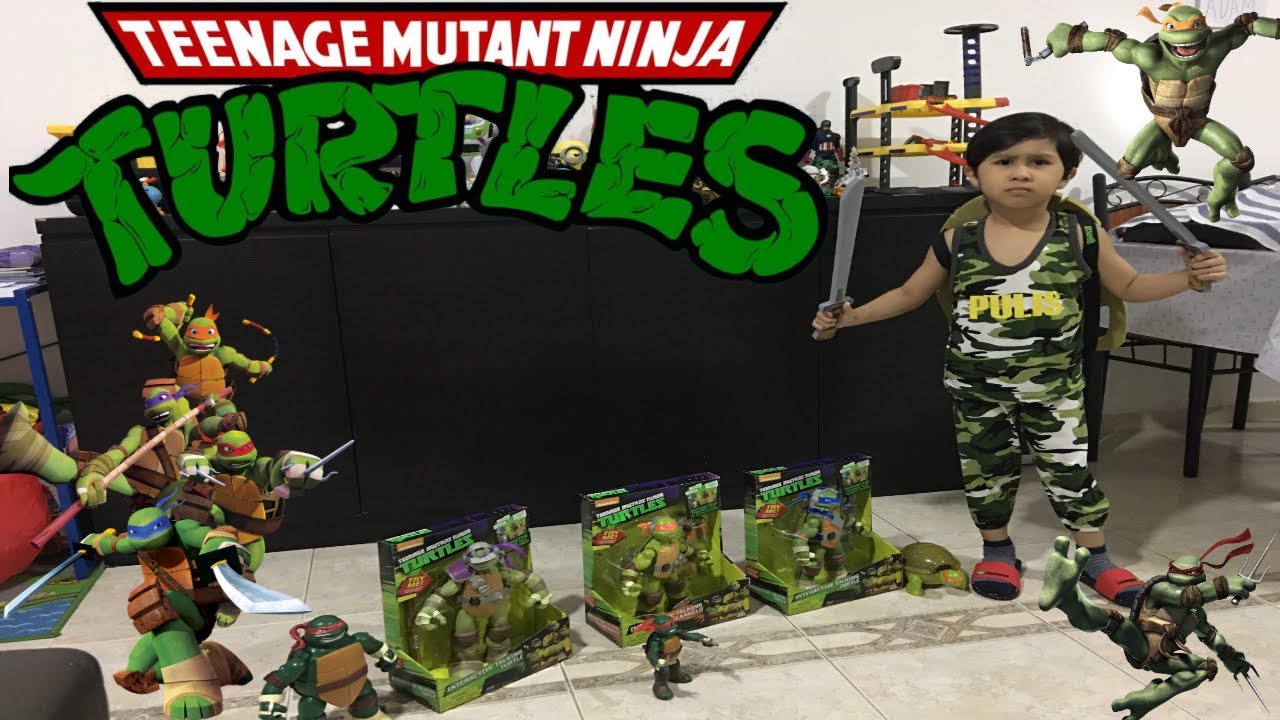 4K Video | TMNJ  SURPRISE OPENING Toys Ninja Turtle | TMNT | P1