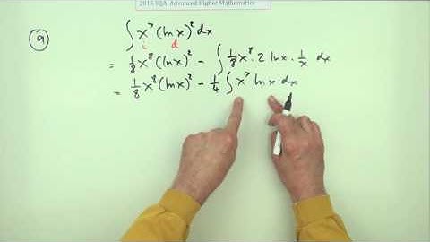 2016 Advanced Higher Mathematics      number 9