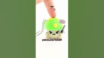 🍄⚔️ Mushroom Warrior Keycap Fidget Clicker Keychain #shorts #3dprinting #clicker #keychain