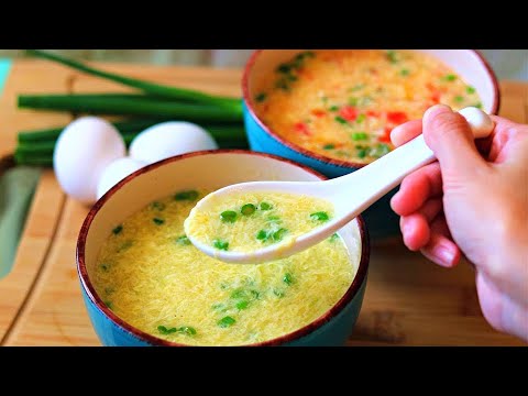 BETTER THAN TAKEOUT - Easy Egg Drop Soup in 2 Ways [èè±æ±¤]