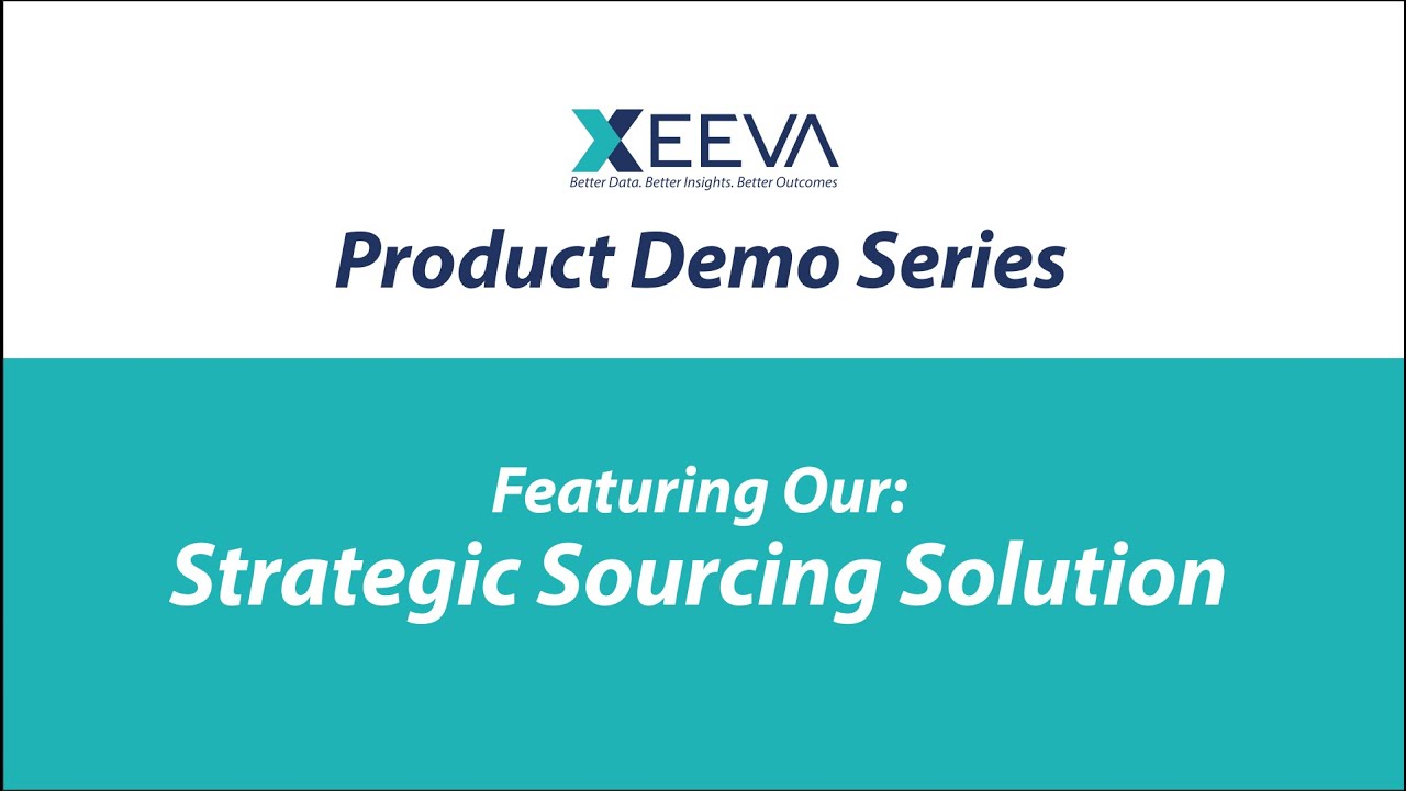 Sourcing Product Solution Demo - Powered by Xeeva - YouTube