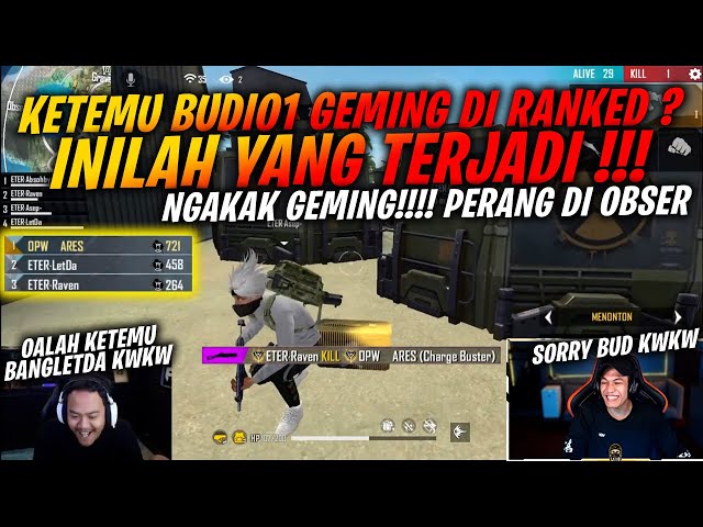 KETEMU BUDI01 GAMING DI RANKED ‼️ KENAPA SEKARANG KOK SERING KETEMU TEMEN DI RANKED ⁉️ ADA APA 🥲 class=