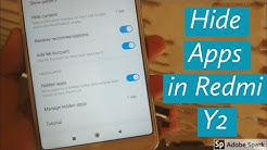 How to Hide Apps in Redmi Y2
