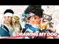 Drawing my Dog Ninja Style! (1 YEAR ANNIVERSARY!)