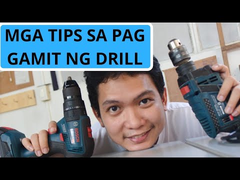 Video: Paano gumamit ng drill? Mga Tip at Trick
