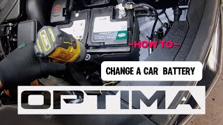 How to Replace  a 12 volt Battery on your KIA Vehicle @WrenchingRyan