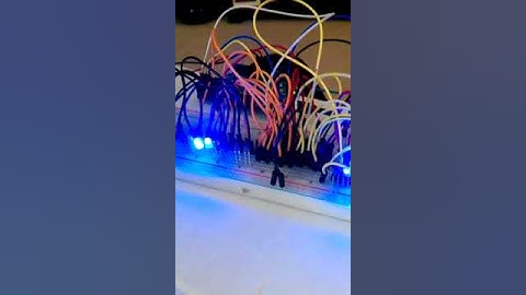 Arduino and 74HC575 shift register to drive LEDs