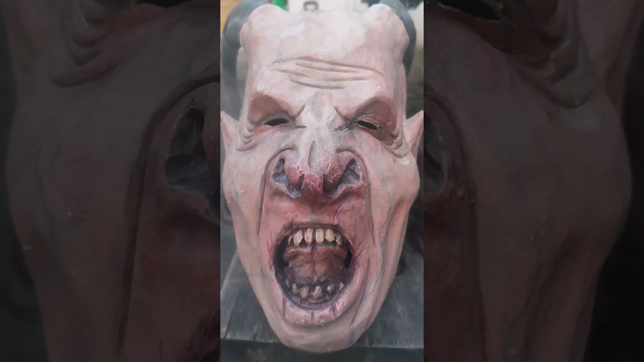 Krampus perchten ďábel rohatec Krampusak krampusmaske mask