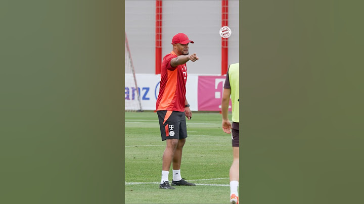 Vincent Kompany's first instructions to make the FC Bayern's defensive system better