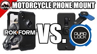 The Best Motorcycle Phone Case Mount  Rokform Vs. Quad Lock