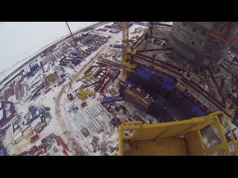 Лахта центр машины