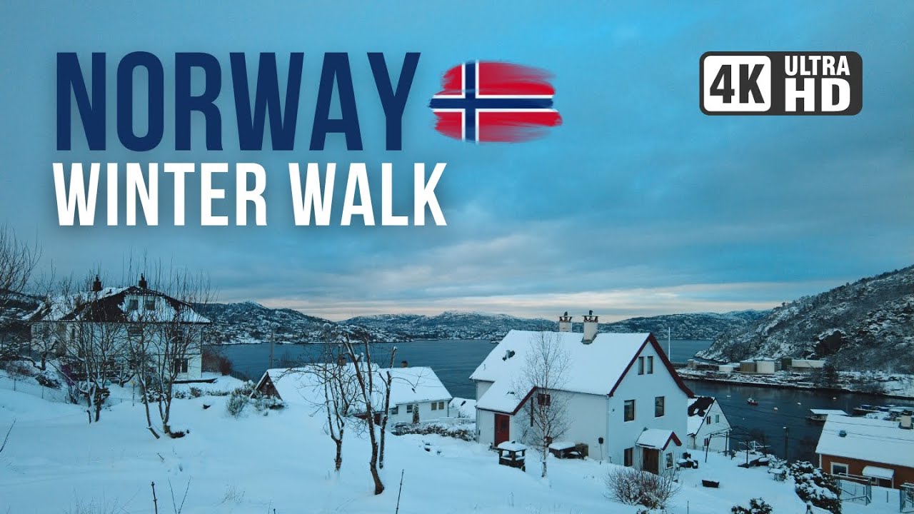 Winter Walk in Norway (4K) 🇳🇴