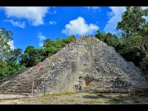 Vidéo: Pyramide Nohoch Mul sur la péninsule du Yucatan