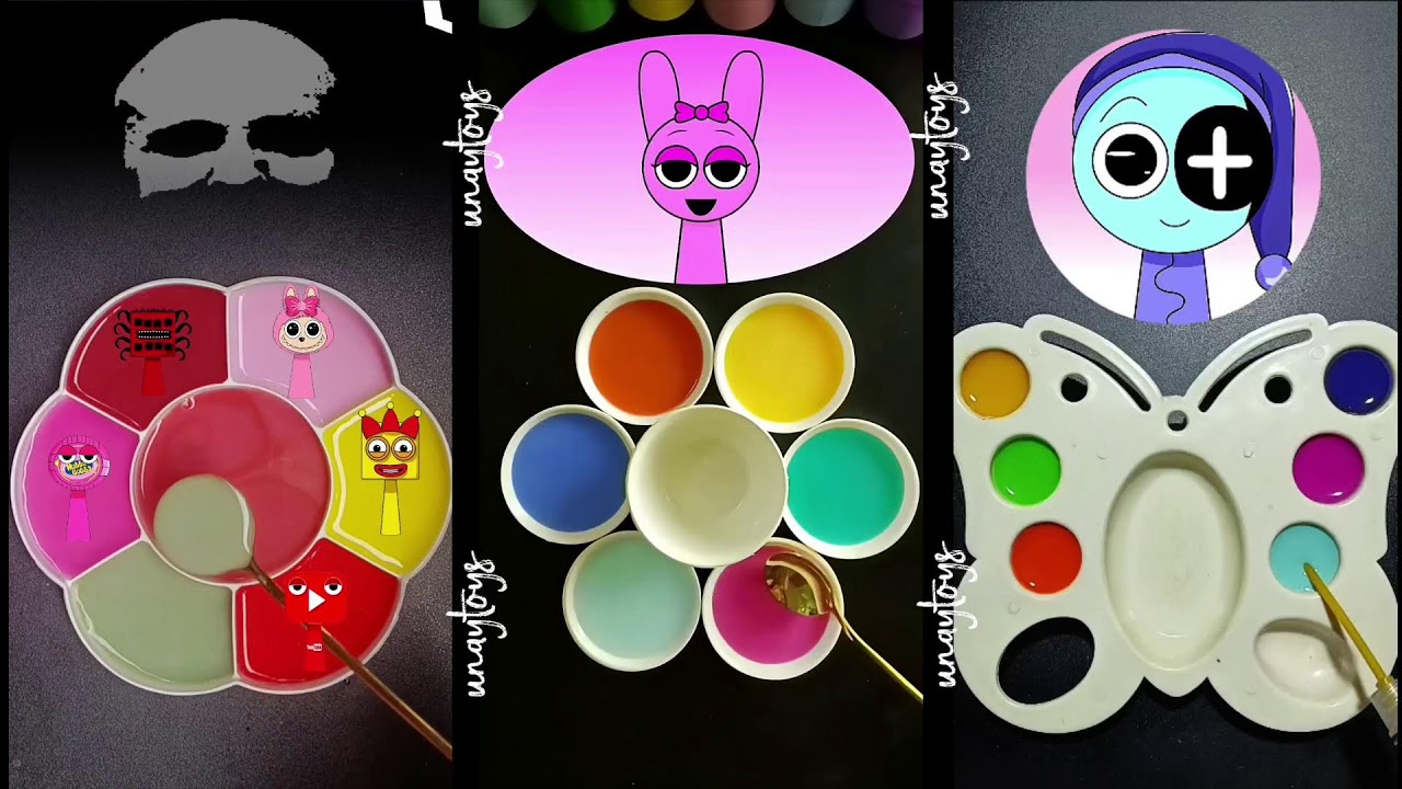 2 Sprunki Incredibox Compilation Color Mixing