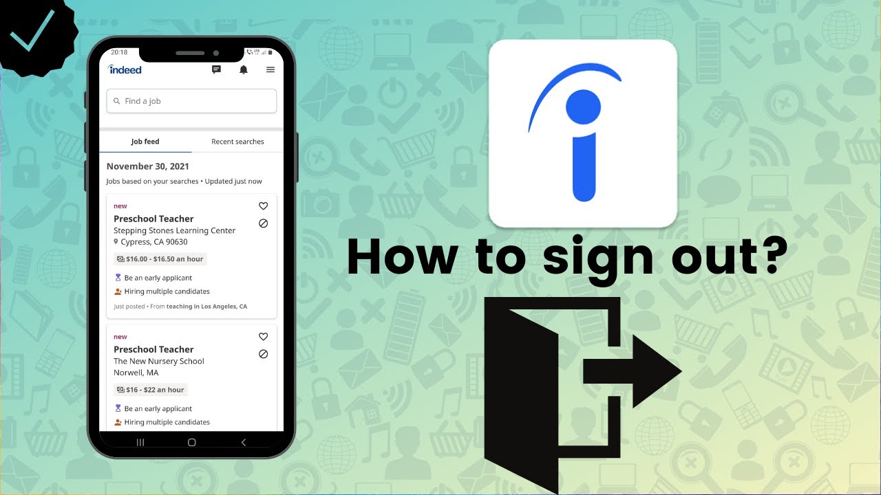 How to sign out from your account on Indeed? - Indeed Tips - YouTube