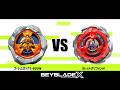 ベイブレードX ゴーレムロック1-60UN VS バレットグリフォンH 対戦動画