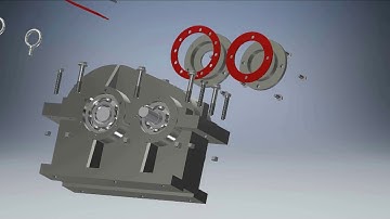 HỘP GIẢM TỐC 1 CẤP BÁNH RĂNG TRỤ RĂNG NGHIÊNG