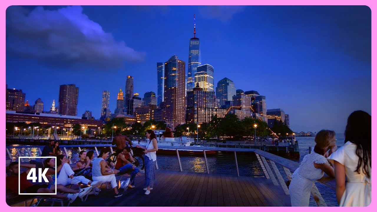 New York, Amerika Serikat | Sunset Manhattan NYC | Jelajah Kota Sore 4K