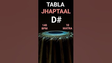 JhapTaal Tabla Loop 140 Bpm | D# Scale | 10 Matra | #muzzico