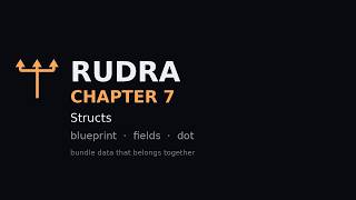 RUDRA Programming Language — Chapter 7: Structs