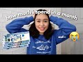 How Much I SPEND In A Month.. as a 19-yr old 😬 | ThatsBella