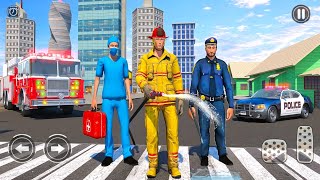 911 Emergency Rescue Operator - Sheriff, Fireman and Doctor Simulator -  Android Gameplay screenshot 4