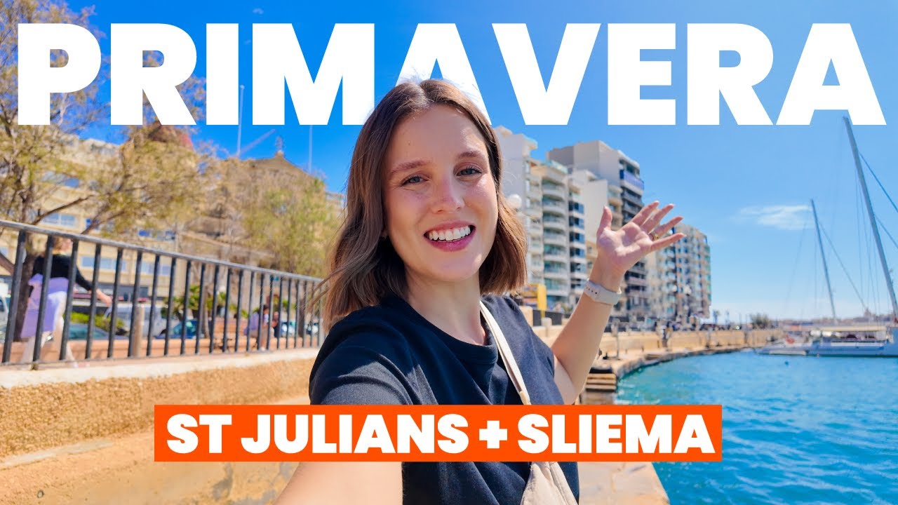 PRIMAVERA EM MALTA: ANDANDO POR ST JULIANS E SLIEMA