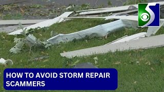Avoiding scammers in the midst of storm damage