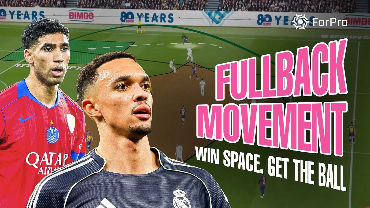 Fullback Movement: Win Space, Get the Ball | Tactical Analysis | ForPro