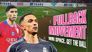 Fullback Movement: Win Space, Get the Ball | Tactical Analysis | ForPro