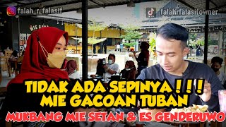 MENGERIKAN! RAME SETIAP HARI! MIE GACOAN TUBAN | MUKBANG MIE SETAN DAN ES GENDRUWO