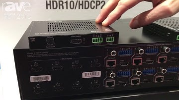 ISE 2018: Key Digital Shows KD-Pro8x8D HDMI/HDBaseT Matrix Switcher with Audio De-embedding