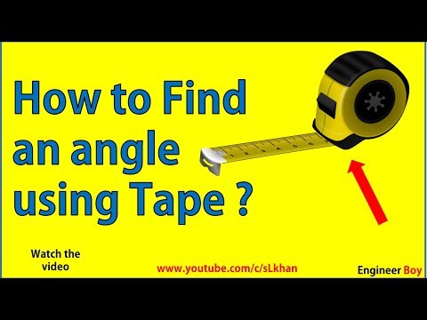 How to measure the angle