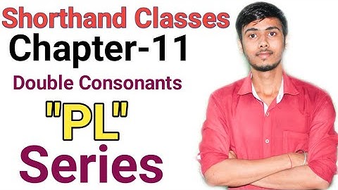 English shorthand Chapter-11 || Rule of Double Consonant "PL" Series