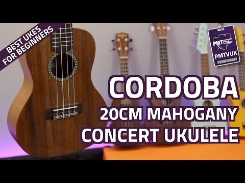 Cordoba 20CM Solid Mahogany Concert Ukulele - Quick Look & Demo