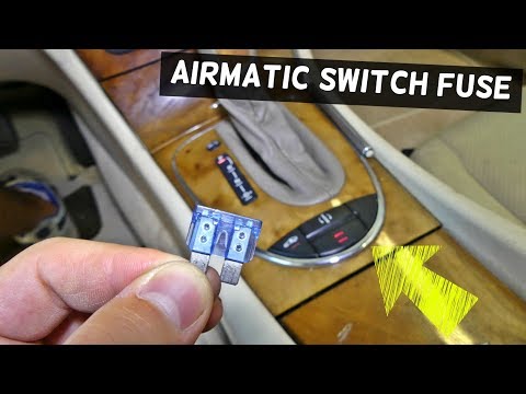 Mercedes W211 Airmatic Control Switch Fuse Youtube