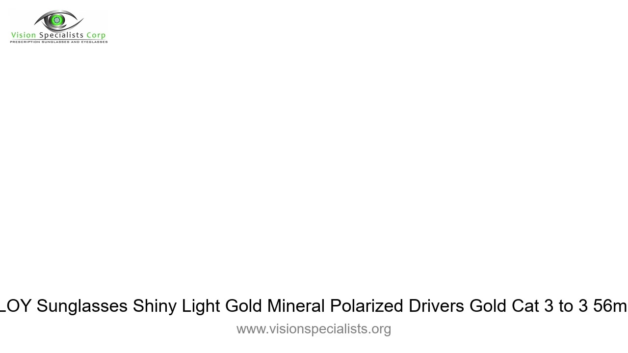 Serengeti LOY Sunglasses Shiny Light Gold Mineral Polarized Drivers Gold Cat 3 to 3 56mm   0 0 3 5