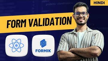Build React Forms the Right Way using Formik and Yup (Next.js + Hindi)