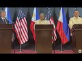 Secretary Blinken holds a 2+2 joint press availability in Manila, Philippines