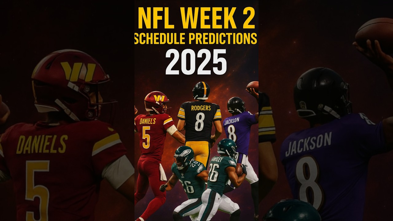 NFL WEEK 2 PREDICTIONS 2025 - ALL 16 GAMES PREDICTED! 