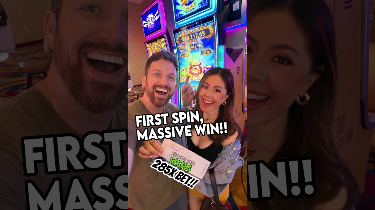Peacock First Spin, MASSIVE Win!! #slots #casino