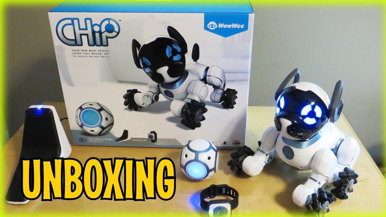 Day - Unboxing CHiP Robot Dog Toy from (FULL - YouTube