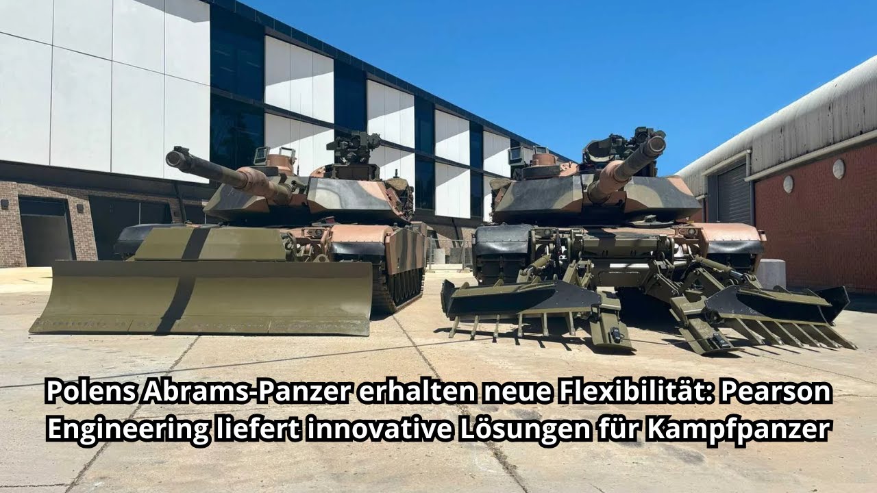 Polens Abrams Panzer erhalten neue Flexibilität Pearson Engineering liefert innovative Lösungen für