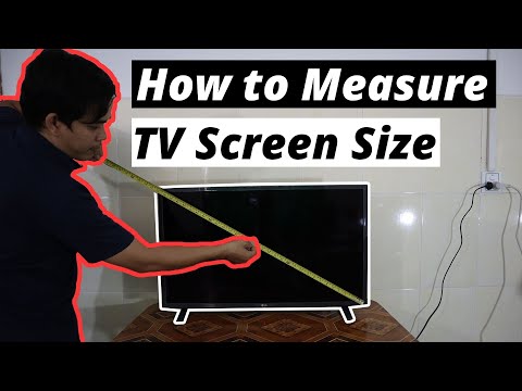 How to Measure TV Screen Size