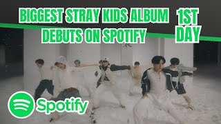 [TOP 8] BIGGEST STRAY KIDS ALBUM DEBUTS ON SPOTIFY | 1ST DAY